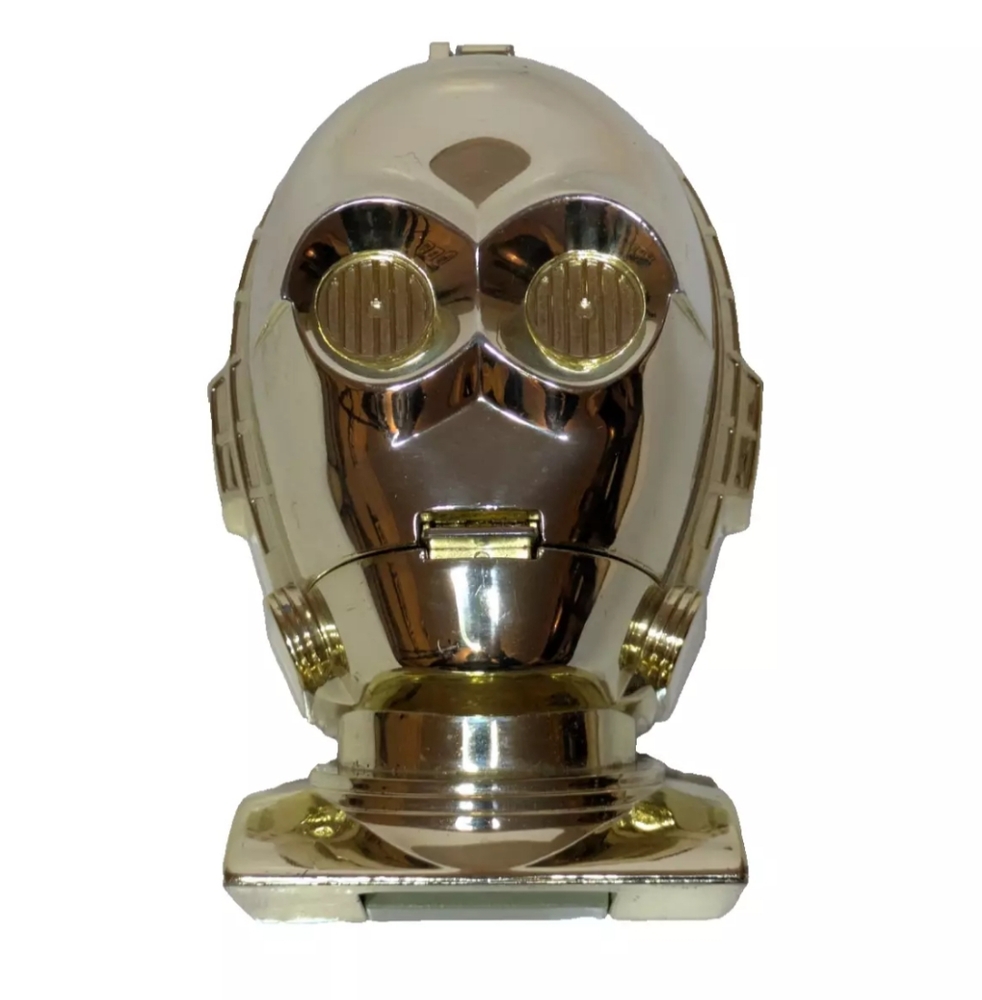Star Wars 1994 Galoob Micro Machines C-3PO Head Action Transforming Playset Gold